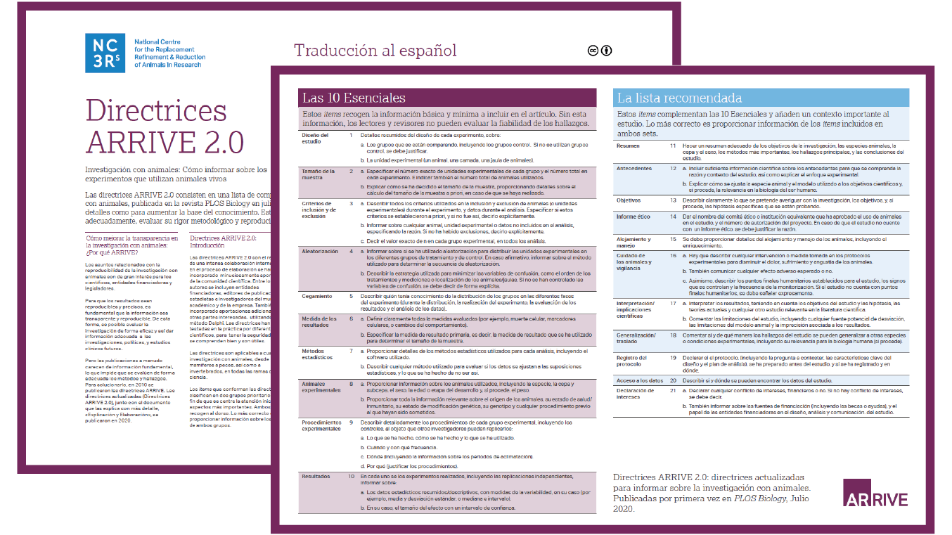 Spanish Translation ARRIVE Guidelines